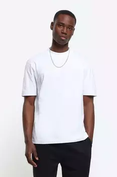 Футболка Studio стандартного кроя River Island, белый