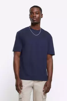 Футболка Studio стандартного кроя River Island, синий