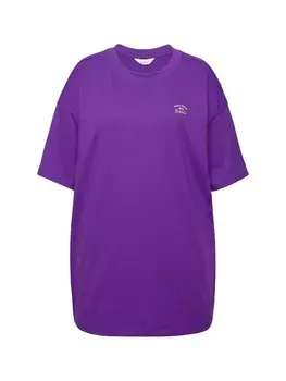 Футболка Studio Untold Shirt, цвет dunkel lila