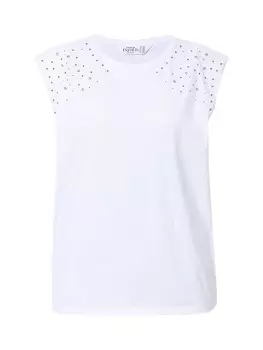 Футболка Studio Untold Strick-Top, белый