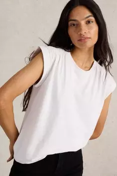 Футболка stuff claudia из 100% хлопка White Stuff, белый