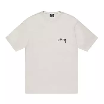 Футболка Stussy 100% Pigment Dyed Tee 'Natural', белый