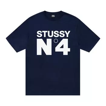 Футболка Stussy №4 темно-синяя