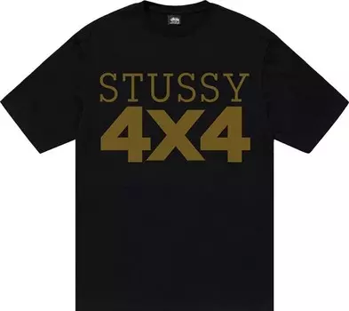 Футболка Stussy 4X4 Tee 'Black', черный