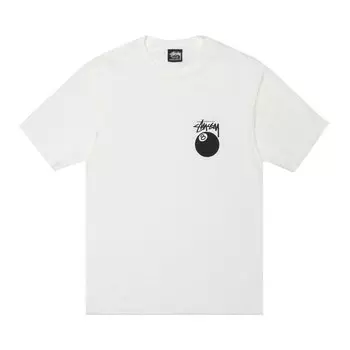 Футболка Stussy 8 Ball 'Natural', белый