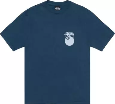 Футболка Stussy 8 Ball 'Navy', синий