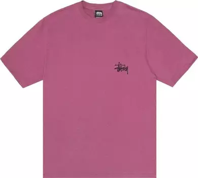 Футболка Stussy Basic 'Berry', красный