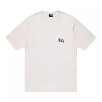 Футболка Stussy Basic Pigment Dyed Tee, белый