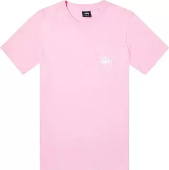 Футболка Stussy Basic Tee 'Pink', розовый