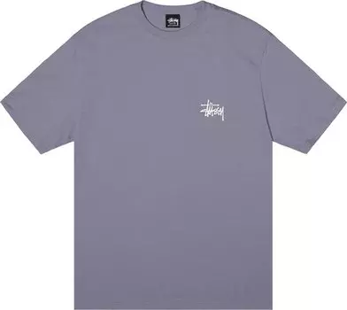 Футболка Stussy Basic Tee 'Mauve', фиолетовый