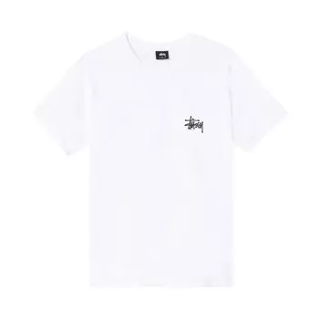 Футболка Stussy Basic Tee 'White', белый