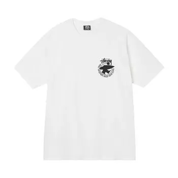 Футболка Stussy Beach Roots Pigment Dyed Tee 'Natural', белый