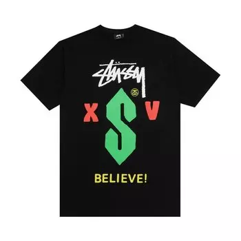 Футболка Stussy Believe 'Black', черный