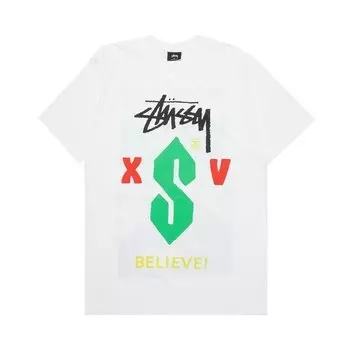 Футболка Stussy Believe 'White', белый