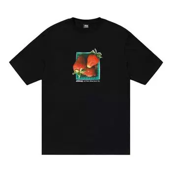 Футболка Stussy Berries Tee 'Black', черный