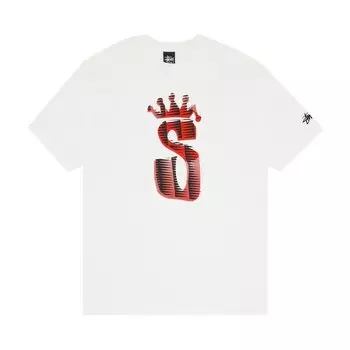 Футболка Stussy Big S Crown 2010 Tee 'White', белый