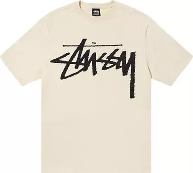 Футболка Stussy Big Stock Tee 'Putty', кремовый