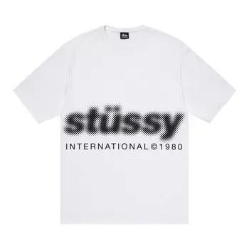 Футболка Stussy Blur 'White', белый