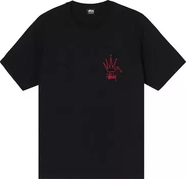 Футболка Stussy Broken Crown Tee 'Black', черный