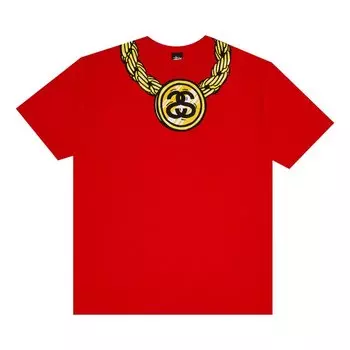 Футболка Stussy Chain 'Red', красный