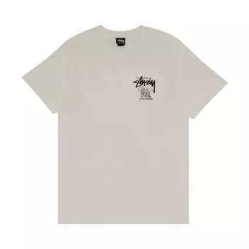 Футболка Stussy Classic Gear Tee Pigment Dyed 'Natural', кремовый
