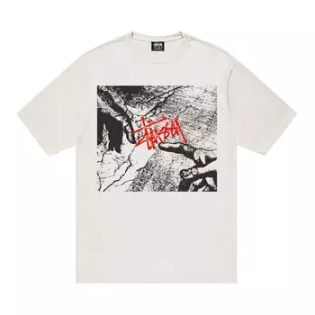 Футболка Stussy Creation, окрашенная в пигмент натуральный