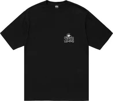 Футболка Stussy Crown International 'Black', черный