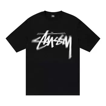 Футболка Stussy Dizzy Stock, черная