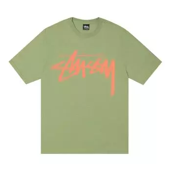 Футболка Stussy Dizzy Stock, цвет Мосс