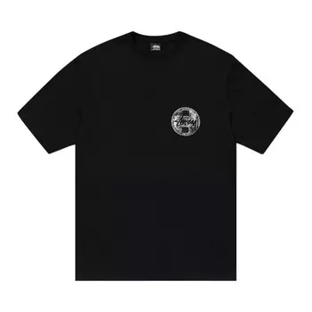 Футболка Stussy Dot Stamp Tee, черный