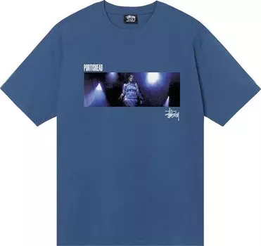 Футболка Stussy Dummy Tee 'Midnight', синий