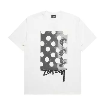 Футболка Stussy Eye Dots, белая