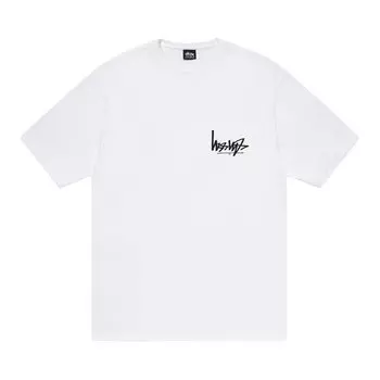Футболка Stussy Flipped Tee 'White', белый