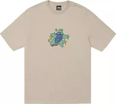 Футболка Stussy Galaxy 'Khaki', зеленый
