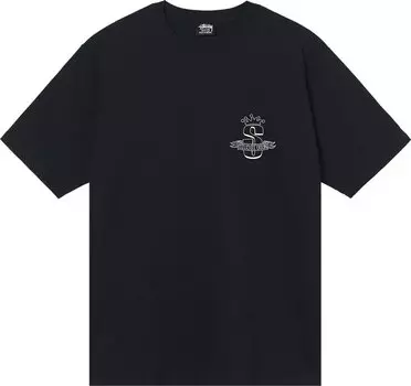 Футболка Stussy Gear Banner Tee 'Black', черный