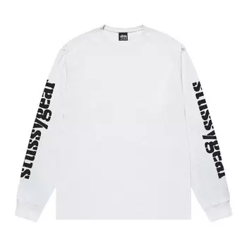Футболка Stussy Gear Long-Sleeve Tee, белый