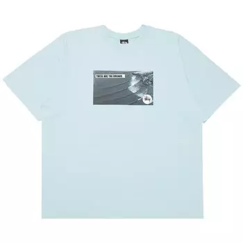 Футболка Stussy Gear This Are The Breaks, светло-голубая