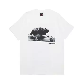 Футболка Stussy Gear x Josh Cheuse Polaroid 'White', белый