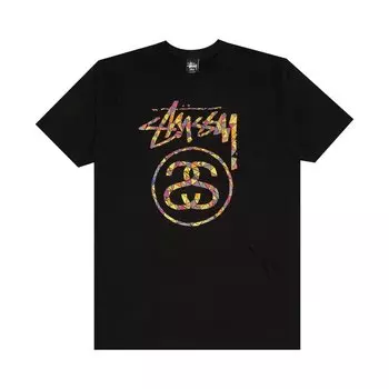 Футболка Stussy Glass Link 'Black', черный