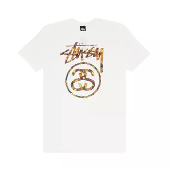 Футболка Stussy Glass Link 'White', белый