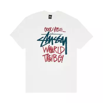 Футболка Stussy Good Vibe 'White', белый