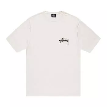 Футболка Stussy How We're Livin' Pigment Dyed Tee 'Natural', белый