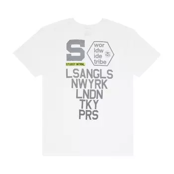 Футболка Stussy INTRNL WT 'White', белый