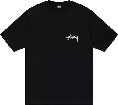 Футболка Stussy IST Lion Tee 'Black', черный