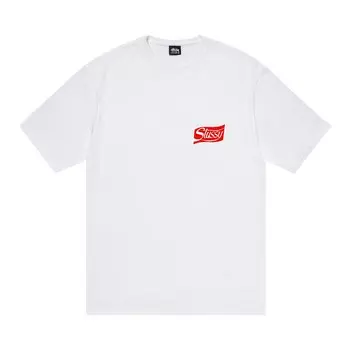 Футболка Stussy из банки с газировкой, белая