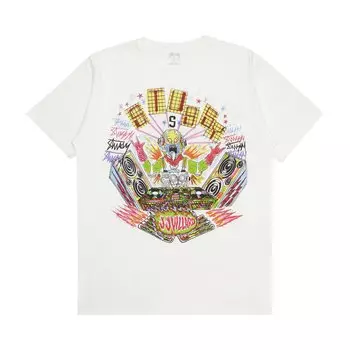Футболка Stussy JJ Villard Hollywood Белая