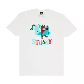 Футболка Stussy King Surfer 'White', белый