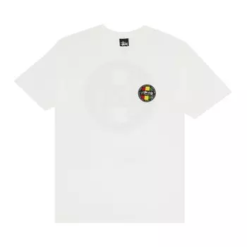 Футболка Stussy Kingston Dot 'White', белый
