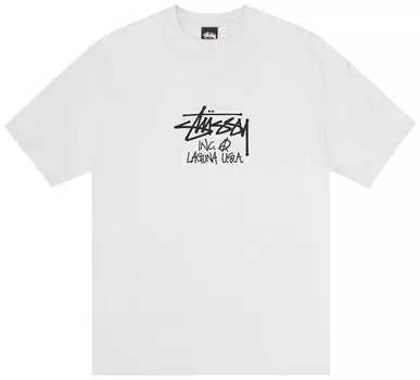 Футболка Stussy Laguna USA Tee Pigment Dyed 'Natural', кремовый