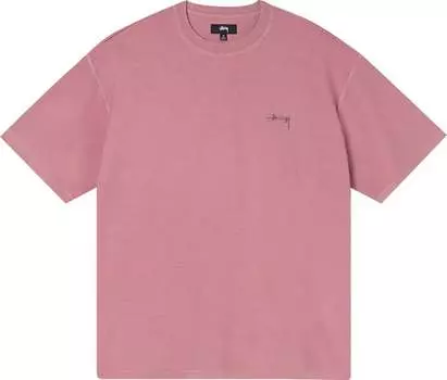Футболка Stussy Lazy Tee 'Berry', розовый